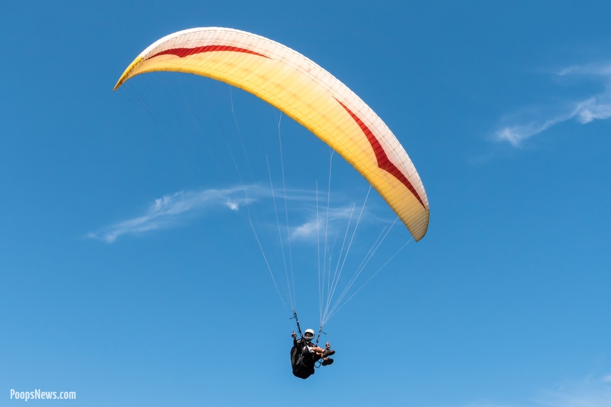 Birds Aren't the Only Ones: The New Paragliding Toilet Trend