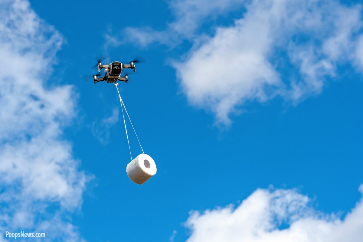 Drones to the Rescue: China’s High-Flying Toilet Paper Revolution