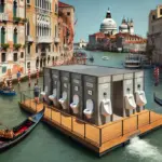 Venice Unveils Its Latest Marvel: The Floating Toilet Experience